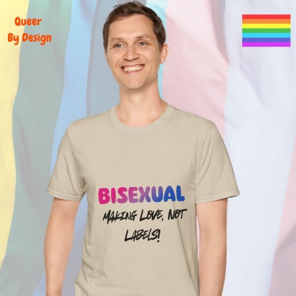 Making Love, Not Labels_sand t-shirt