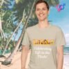 Naturists_Celebrating Life in the Flesh_sand t-shirt Naturists_Celebrating Life in the Flesh_sand t-shirt