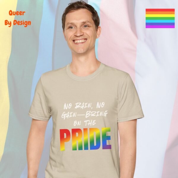 No Rain, No Gain_sand t-shirt