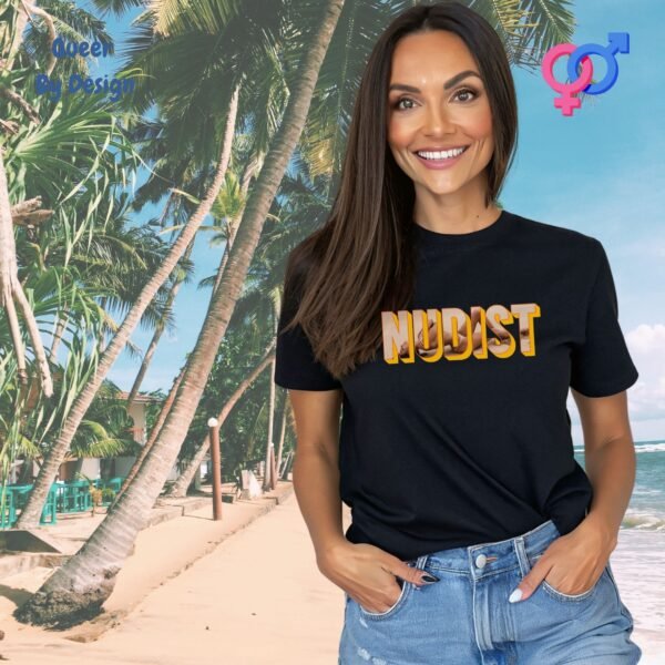 Nudist_womans black t-shirt Nudist_womans black t-shirt