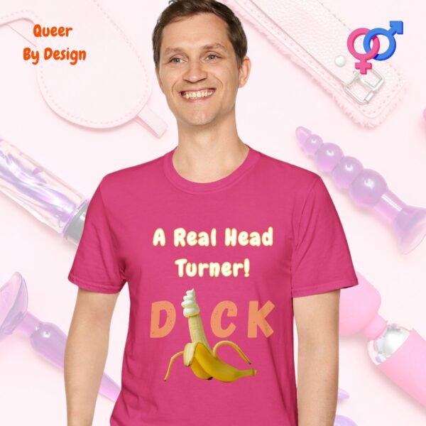 Penis A Real Head Turner_heliconia t-shirt