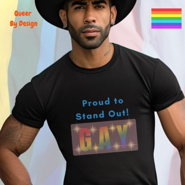 Proud to Stand Out_black t-shirt