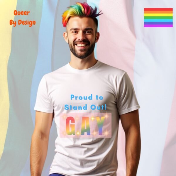 Proud to Stand Out_white t-shirt