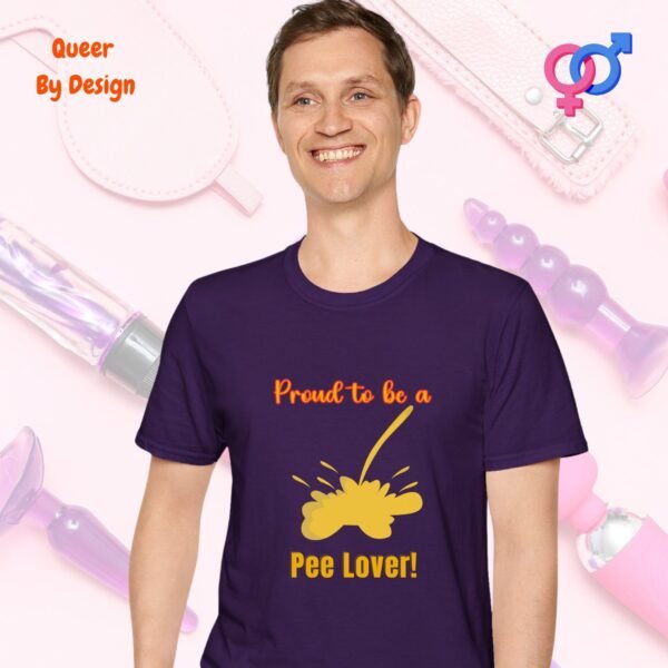 Proud to be a Pee Lover_purple t-shirt