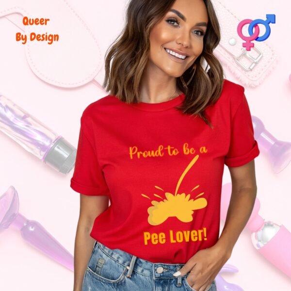 Proud to be a Pee Lover_red t-shirt