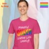 Proudly Queer—Living Life Loudly_heliconia t-shirt
