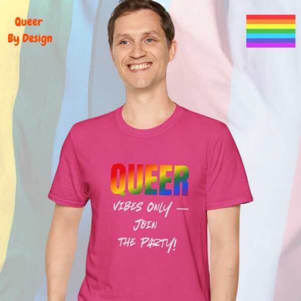 Queer Vibes Only_heliconia t-shirt
