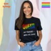 Queer and Fearless_black t-shirt