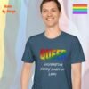 Queer_Celebrating Every Shade of Love_indigo blue t-shirt