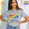 Queer_Embracing All Shades of Love_sporting grey t-shirt