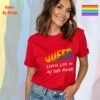 Queer_ Living Life on My Own Terms_red t-shirt Queer_Living Life on My Own Terms_red t-shirt