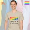 Queer_ Living Life on My Own Terms_sand t-shirt Queer_Living Life on My Own Terms_sand t-shirt