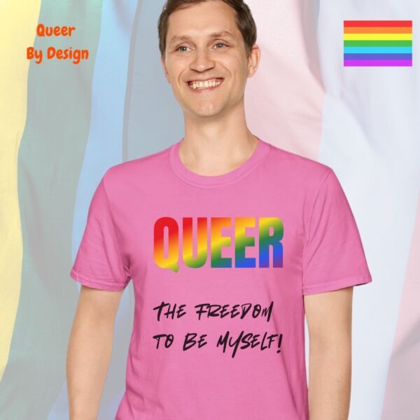 Queer_The Freedom to Be Myself_azalea t-shirt