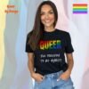 Queer_The Freedom to Be Myself_black t-shirt