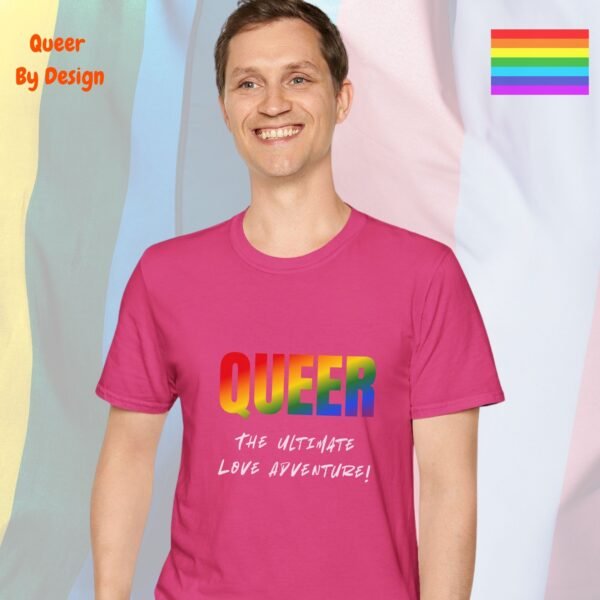 Queer_The Ultimate Love Adventure_heliconia t-shirt