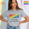 Queer_The Ultimate Love Adventure_sporting grey t-shirt