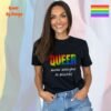 Queer_Where Everyone is Welcome_black t-shirt Queer_Where Everyone is Welcome_black t-shirt