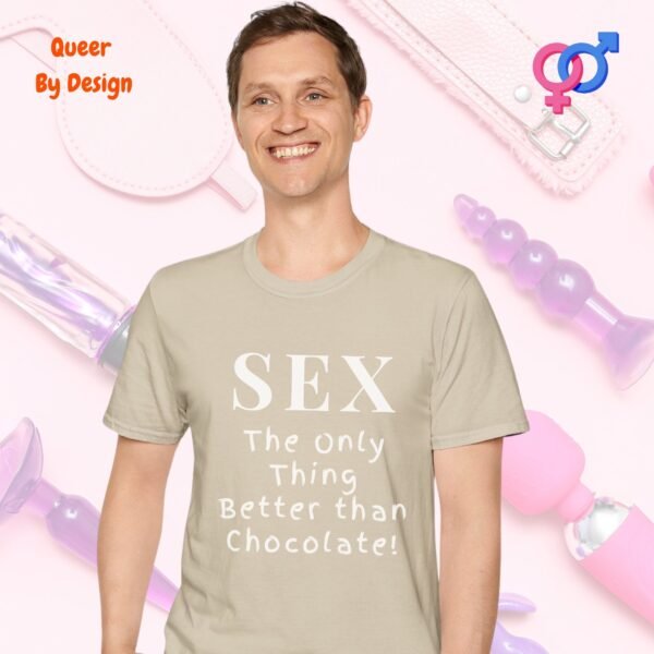 Sex_The Only Thing Better than Chocolate_sand t-shirt