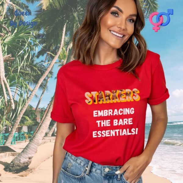 Starkers_Embracing the Bare Essentials_red t-shirt Starkers_Embracing the Bare Essentials_red t-shirt