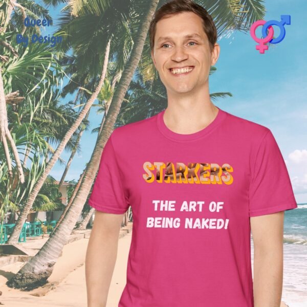 Starkers_The Art of Being Naked_pink t-shirt