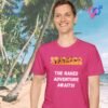Starkers_The Naked Adventure Awaits_pink t-shirt