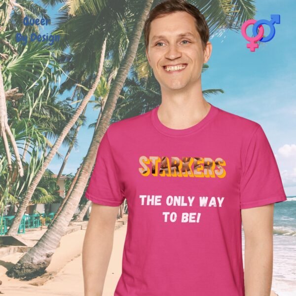 Starkers_The Only Way to Be_pink t-shirt