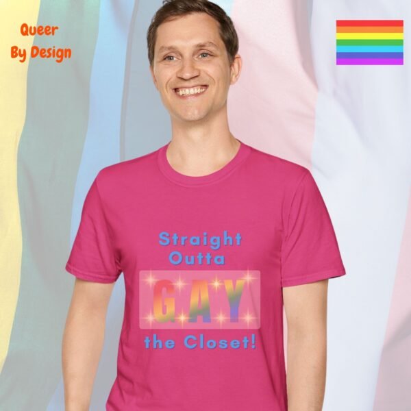 Straight Outta the Closet_heliconia t-shirt