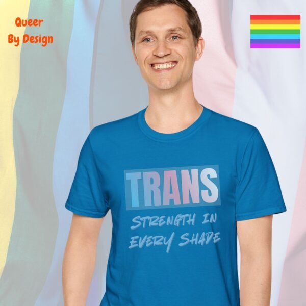 Strength in Every Shade_sapphire blue t-shirt