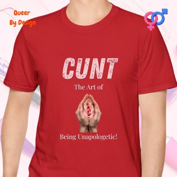 The Art of Being Unapologetic_red t-shirt