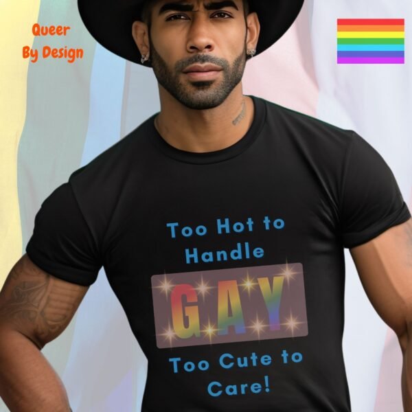 Too hot to handle_black t-shirt
