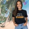 When in Doubt, Go Starkers_womans black t-shirt When in Doubt, Go Starkers_womans black t-shirt
