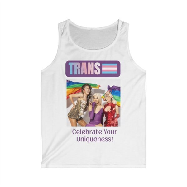 Trans Pride Celebrate Your Uniqueness. Colourful Tank Top