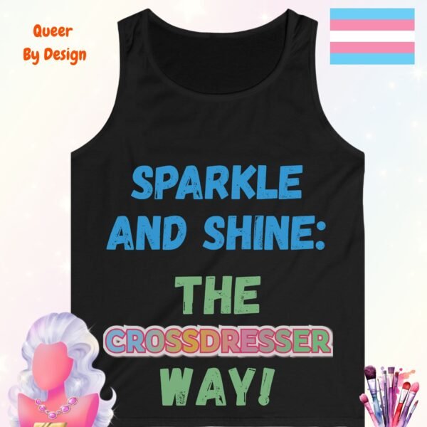 Sparkle and Shine The Crossdresser Way_black tanktop