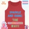Sparkle and Shine The Crossdresser Way_red tanktop
