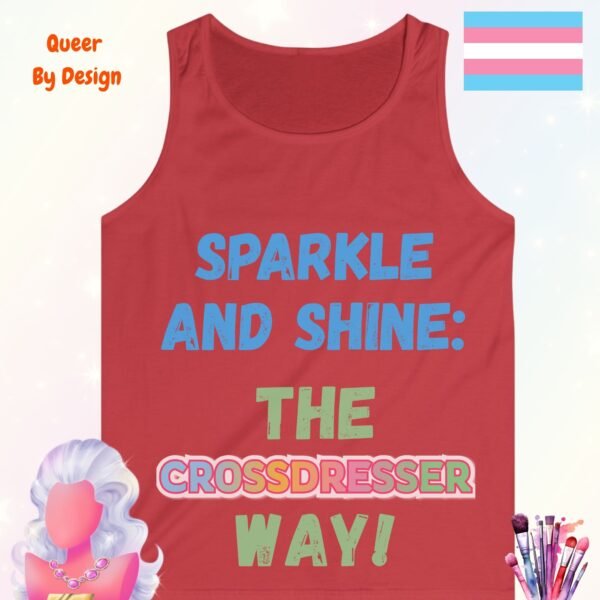 Sparkle and Shine The Crossdresser Way_red tanktop