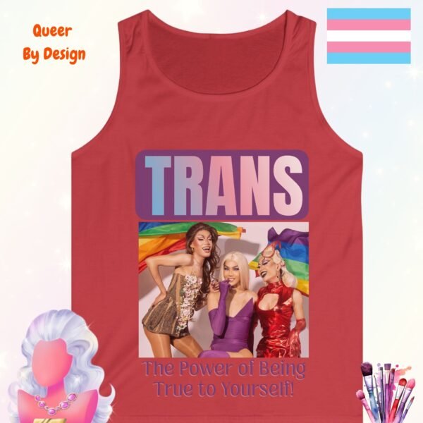 Trans The Power of Being True to Yourself_red tanktop